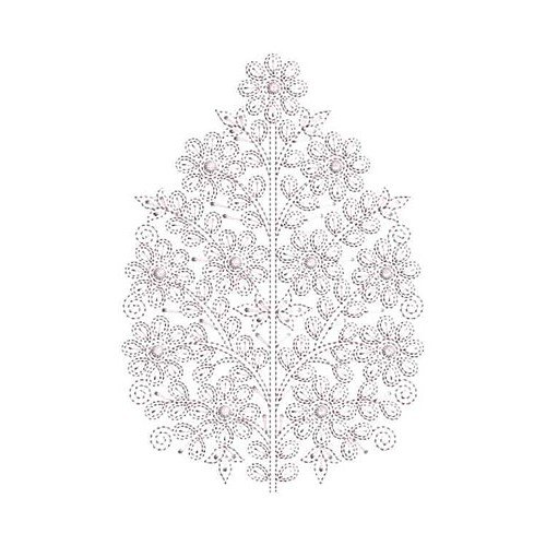 Flower Tree Applique Embroidery Design 24089