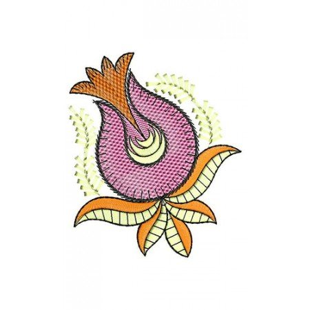 Pleasant Applique Design In Embroidery 24098