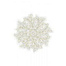 Leaf Bunch Applique Embroidery Design 24116