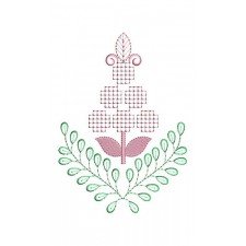 Wondrous Cross Stitch Applique Design 24123
