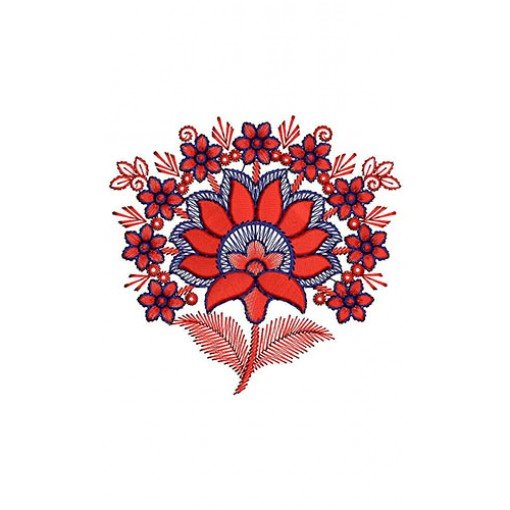 Stupefying Applique Embroidery Design 24196