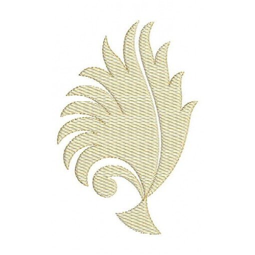 Simple Colossal Applique Embroidery Design 24197