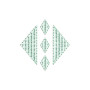 Triangle And Rhombus Shape Applique Design 24207