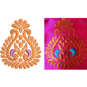 Riveting Applique Embroidery Design 24212