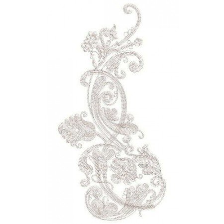 Cording Applique Design In Embroidery 24215