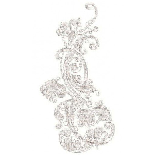 Cording Applique Design In Embroidery 24215