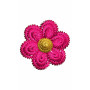 Pink Floral Applique Embroidery Design 24413