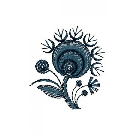 Spiral Design In Applique Embroidery 24447