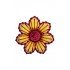Yellow Petal Flower Applique Embroidery Design 24454