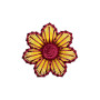 Yellow Petal Flower Applique Embroidery Design 24454