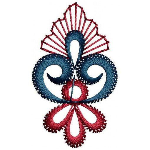 Simple Design In Applique Embroidery 24456