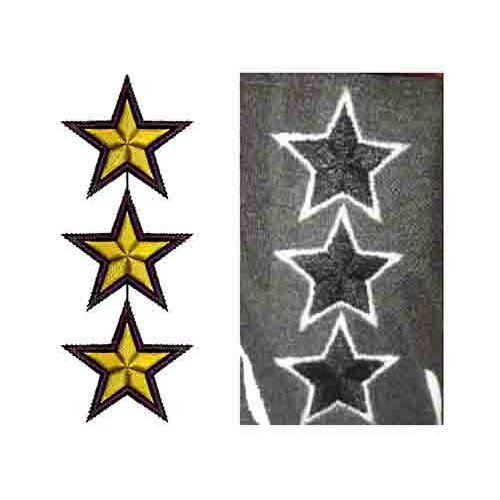 Star Shape Applique Embroidery Design 24588