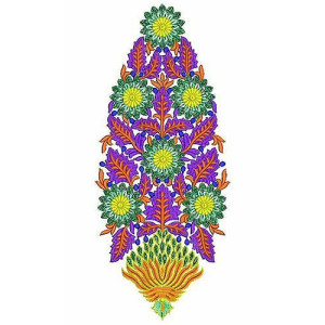 New Stitching Style Kali Embroidery Design 2459
