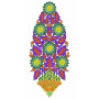 New Stitching Style Kali Embroidery Design 2459