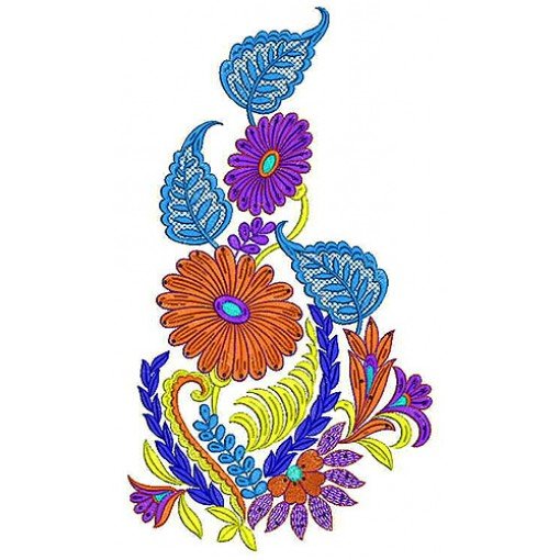 2014 Wall Art Fashion Embroidery Design