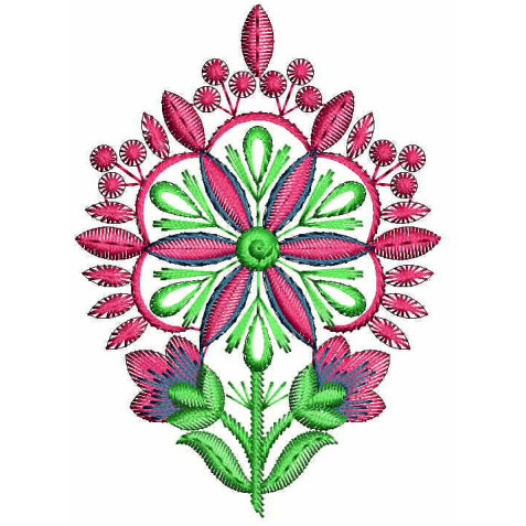 Towel Butta Embroidery Design 24998