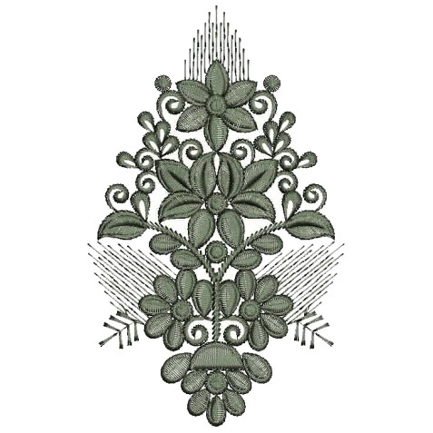 Southern Daisy Applique Embroidery Design 25077