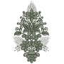 Southern Daisy Applique Embroidery Design 25077