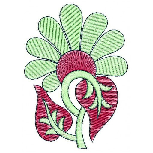 Pansy Style Embroidery Design 25167