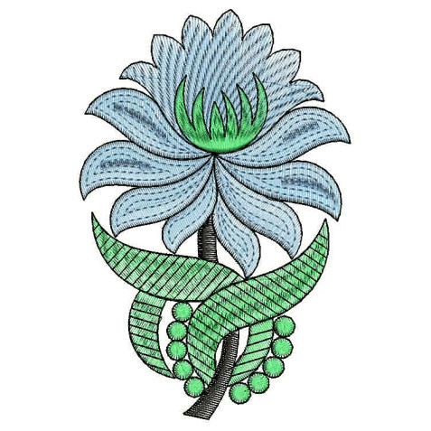 Lotus Flower Embroidery Design 25170