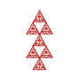 Cross Stitch Type Tree Embroidery Design 25497