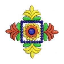 Simple Embroidery Applique Design 25738