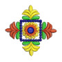 Simple Embroidery Applique Design 25738