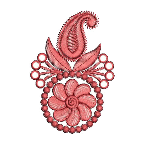 Paisley Style Machine Embroidery Design 25758