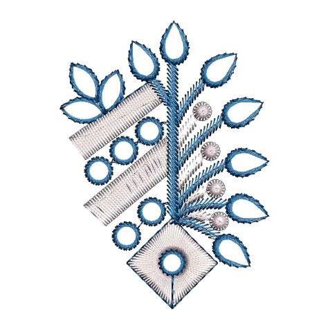 Mirror Work Butta Machine Embroidery 25759