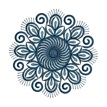 Round Butta Embroidery Design 25770