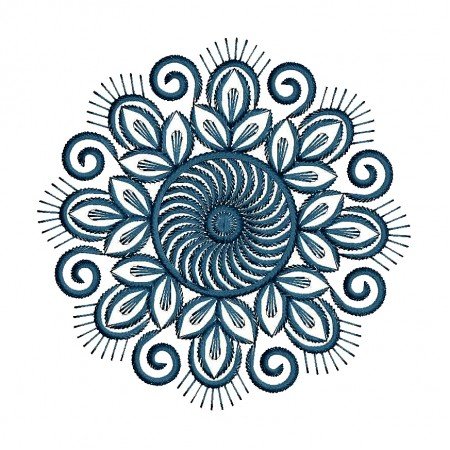 Round Butta Embroidery Design 25770