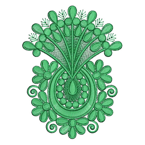 Machine Embroidery Thread Applique 25797