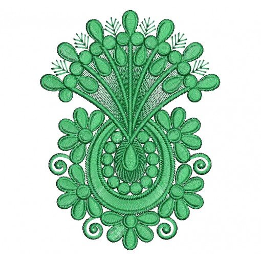 Machine Embroidery Thread Applique 25797