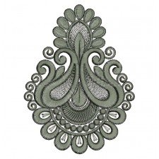 Royal Look Applique Embroidery Design 25803