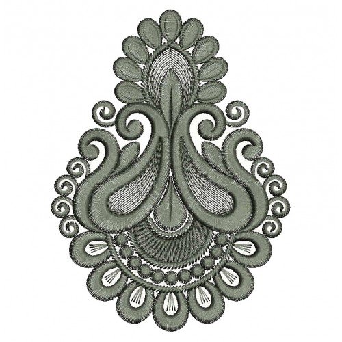 Royal Look Applique Embroidery Design 25803