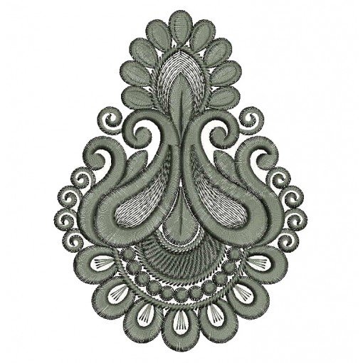 Royal Look Applique Embroidery Design 25803
