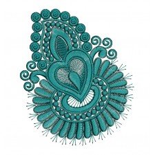 Heart Emboidery Applique Design 25808