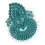 Heart Emboidery Applique Design 25808