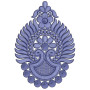 Crown Style Applique Embroidery Design 25812