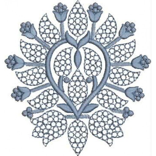 Paisley Leaf Cushion Applique Embroidery 25840