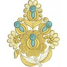 French Pattern Embroidery Applique 25841