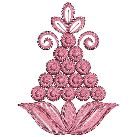 Flat Embroidery Applique Design 25843