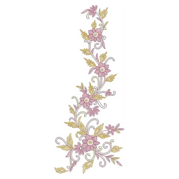 Applique Embroidery Design DST 25911