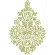 Applique Embroidery Design DST 25916