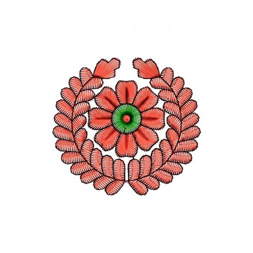 Simple Floral Applique Embroidery Design Simple Floral Applique Embroidery Design