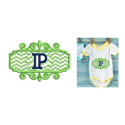Embossed Towel Embroidery Design 26426 Embossed Towel Embroidery Design 26426