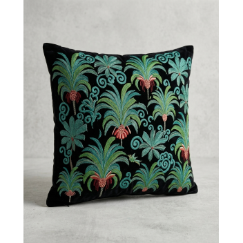 Exotic Jungle Palms Embroidery Design