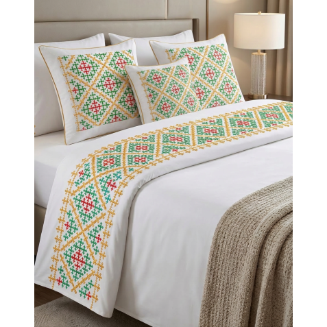 Intricate Ethiopian Tilet Embroidery Design