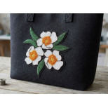 Elegant White Camellia Trio Embroidery Design