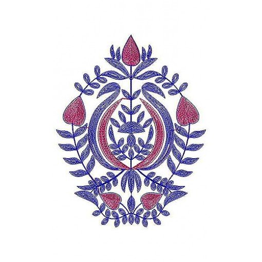 Double Cording Patch Applique Embroidery Design